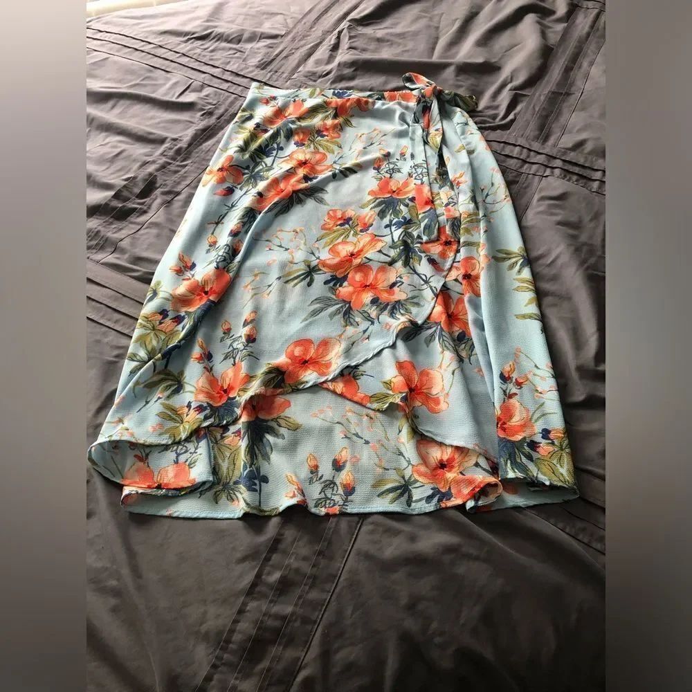 Bobeau Floral Skirt
